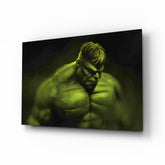 Hulk Glass Wall Art.